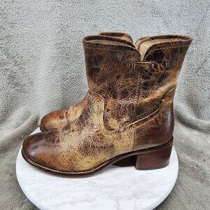 DibaTrue Shoes Womens Size 8.5 Brown Leather Boots *GUC*